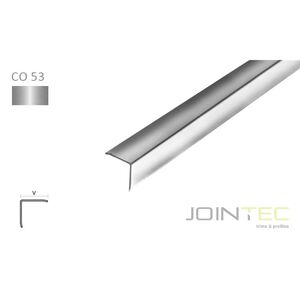 Perfil 2,60ml Corner 25x25x1mm Alum Pr Br-jointec JOINTEC