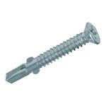 Pf Auto-perf C.emb.6,3x50 Pz C/alhetas Aço Bl BRICO+ / PECOL