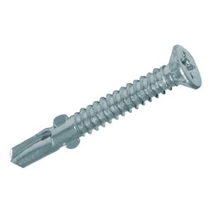 Pf Auto-perf C.emb.6,3x50 Pz C/alhetas Aço Bl BRICO+ / PECOL