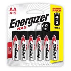 Pilha Max Aa E91bp6 Bl4+2 -  Energizer ENERGIZER