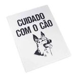 Placa Alum 261 Cuidado C/o Cao 150x200mm- Teicocil TEICOCIL