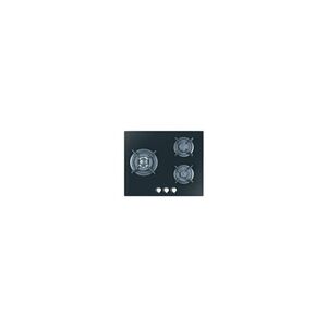 Placa Cozinha Gas 60 3bocas Vidro Preto Bver3gwhbk- BERKLAYS
