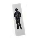 Placa Sinal Ref.112 Homem 165x45 Aluminio-teicocil TEICOCIL