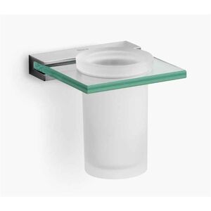 Porta Copo Nuova Cromado Branco-  Roca ROCA