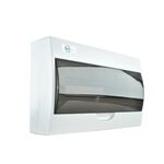 Quadro Plástico 18 Módulos Exterior Branco Com Porta Opa SBX