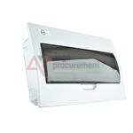 Quadro Plástico 18 Módulos Interior Branco Com Porta Opa SBX