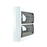Quadro Plástico 24 Módulos Exterior Branco Com Porta Opa SBX