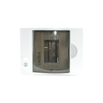 Quadro Plástico 6 Módulos Exterior Branco Com Porta Opac SBX