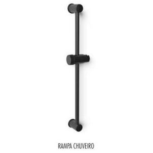 Rampa Chuveiro Simples Preta - Afj AFJ