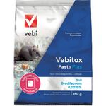 Raticida Vebitox Pasta Plus Vermelha 150gr VEBI