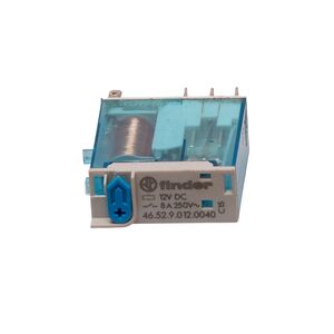 Relé 2 Inversores 8a Bobine 12vdc 42.52.9.012.0040 FINDER