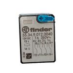 Relé 4 Inversores  7a Bobine: 12vdc  55.34.9.012.0040 FINDER