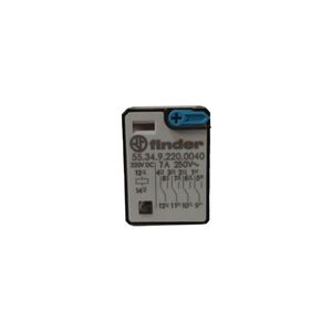 Relé 4 Inversores 7a Bobine 220vdc  55.34.9.220.0040 FINDER