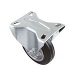 Rodizio Fixo 100mm Borracha TEICOCIL