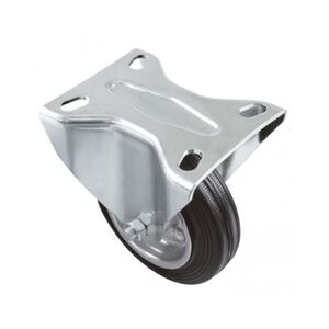 Rodizio Fixo 100mm Borracha TEICOCIL