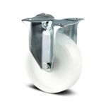 Rodizio Fixo 200mm Nylon 500kg RODALGES