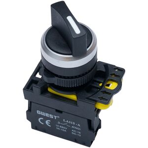 Selector De 3 Posições Preto 2na A5-20xs GEWEST