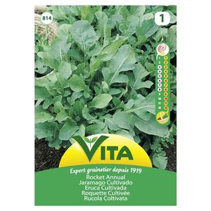 Semente Rucula Cultivada 3g - Vita VITA