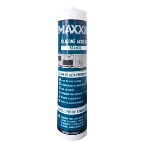 Silicone Acrilico Branco 280ml Maxxim