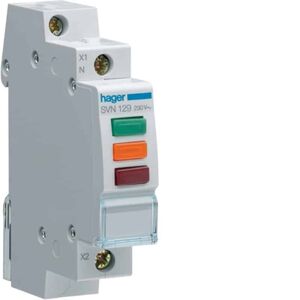 Sinalizador Lum Led Triplo 230v Vrm/vrd/lar - Hager HAGER