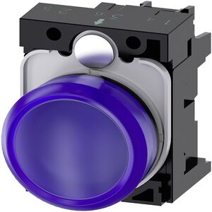 Sinalizador Luminoso 22mm Azul 230v Ac 3su1106-6aa50 SIEMENS