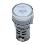 Sinalizador Luminoso 22mm Branco 230v Ac Sl22-220dsw SIGMA