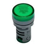 Sinalizador Luminoso 22mm Verde 230v Ac Sl22-220dsg SIGMA