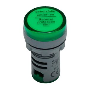 Sinalizador Luminoso 22mm Verde 230v Ac Sl22-220dsg SIGMA