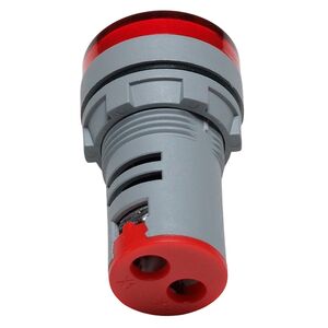 Sinalizador Luminoso 22mm Vermelho 230v Ac Sl22-220dsr SIGMA