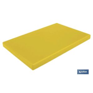 Tabua Corte 500x350x30mm Rilene Amarelo Sem marca