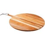 Tabua Redonda Pizza C/cabo 40x30x1,5cm- Tramontin TRAMONTINA