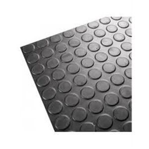 Tapete Borracha 1x2,5m Circ.preto Ref.0609-tesar TESAR
