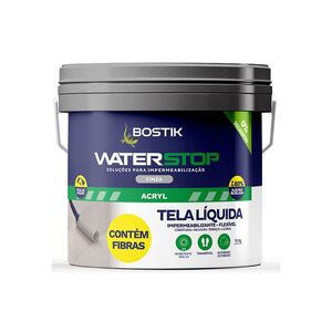 Tela Liq Fibras Imperm Waterstop Cinz 21kg-bostik BOSTIK