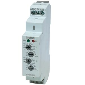 Temporizador Assimétrico 0,1s-10dias 12-240vac/dc Srts SIGMA