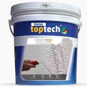 Tinta Texturada Branca 15 Lt 3150601.0 - Toptech TOPTECH