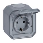 Tomada 2p+t Plexo Cinz 69733l - Legrand LEGRAND