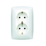 Tomada 2x2p+t Shuko C/prot Suno Bco774028-legrand LEGRAND