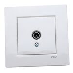 Tomada De Tv Branca Karre Ref. 90960010 VIKO by Panasonic