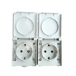 Tomada Dupla Horizontal Schuko  Ref. 48862 Horiz Cz EFAPEL