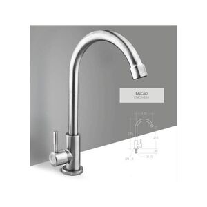 Torneira 1 Agua Balcao Inox - Afj AFJ