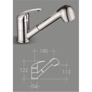 Torneira Monob Mist Banca C/chuv Retract Plus-afj AFJ