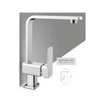 Torneira Monoc Banc Bic/alta Palm Cromada- Afj AFJ