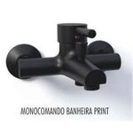 Torneira Monoc Banheira Print Preta - Afj AFJ