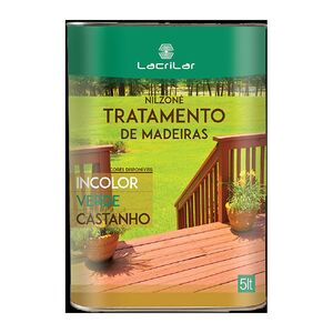 Tratamento Madeiras Castanho 5l - Lacrilar LACRILAR
