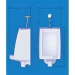 Urinol 340x610x310 Nilo Bco + Kit Fix - Syon SYON