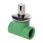 Válvula de Corte Cromada PPR 32mm x 1" Flux