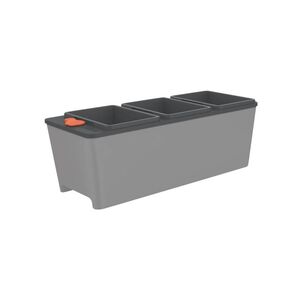 Vaso Autoirr Triplo 10l Cinza 78134065-tramontina TRAMONTINA