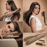 Alisador de Cabelo a Ar Cecotec 2in1 ForceDry Champagne