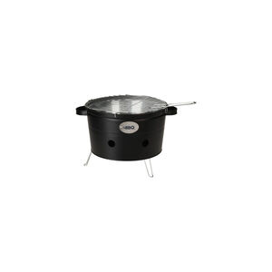 Balde para Churrasco BBQ Portátil a Carvão Preto 34,5cm