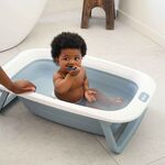 Béaba Eazy Pop Velvet Azul Banheira Dobrável 0-36 Meses